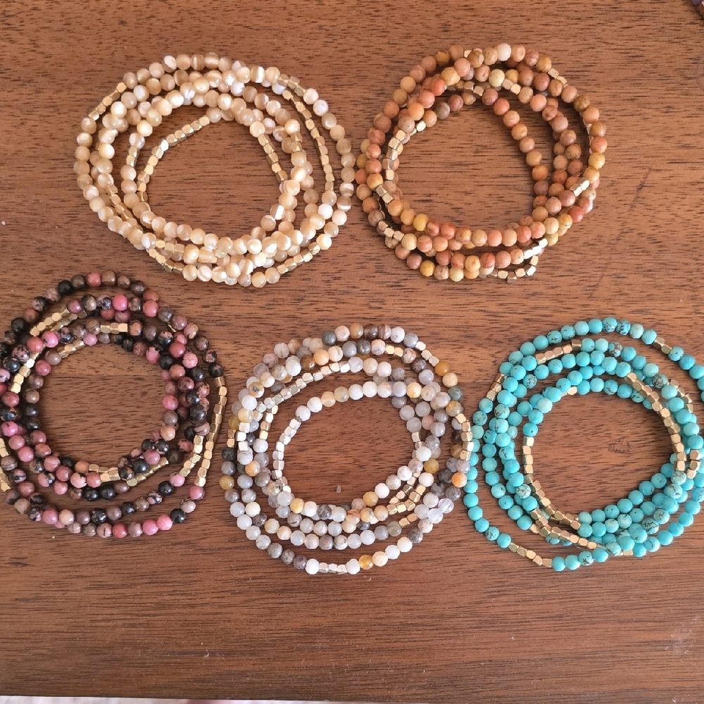 Scout Curated Stone Wrap Bracelet Set